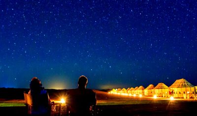 couple enjoying sahara stars