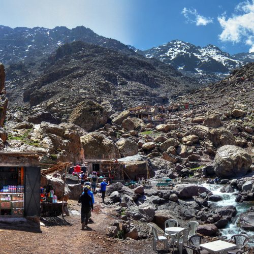 trekking in berber village