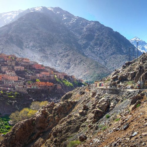 trekking in morocco berber village